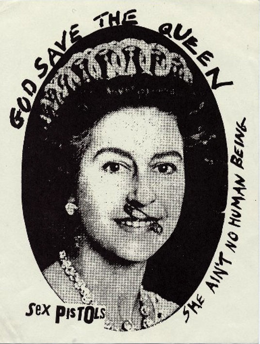 God Save The Queen: Promotional Sticker, 1977
