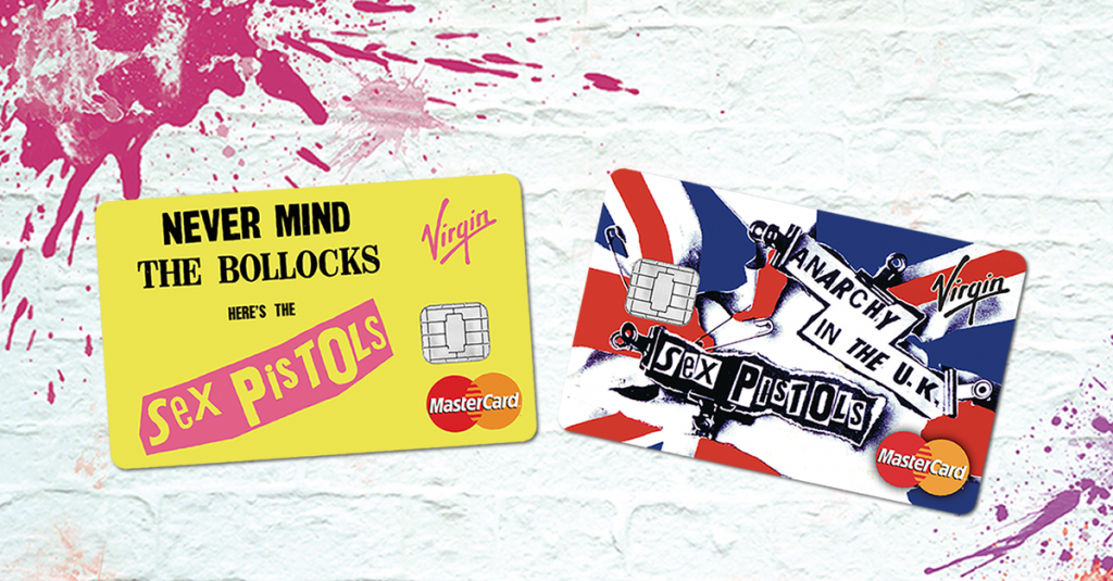 Virgin Money Sex Pistols Credit Cards