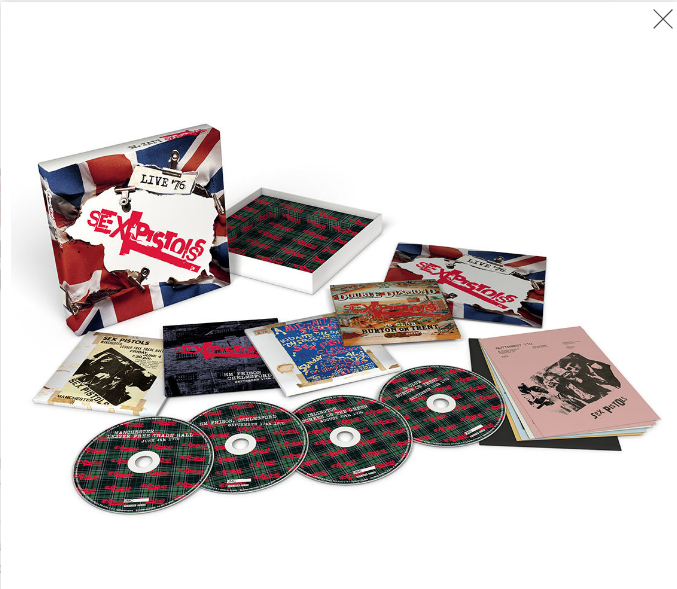 Live ’76 4 Cd Lp Box Set Sex Pistols The Official Website