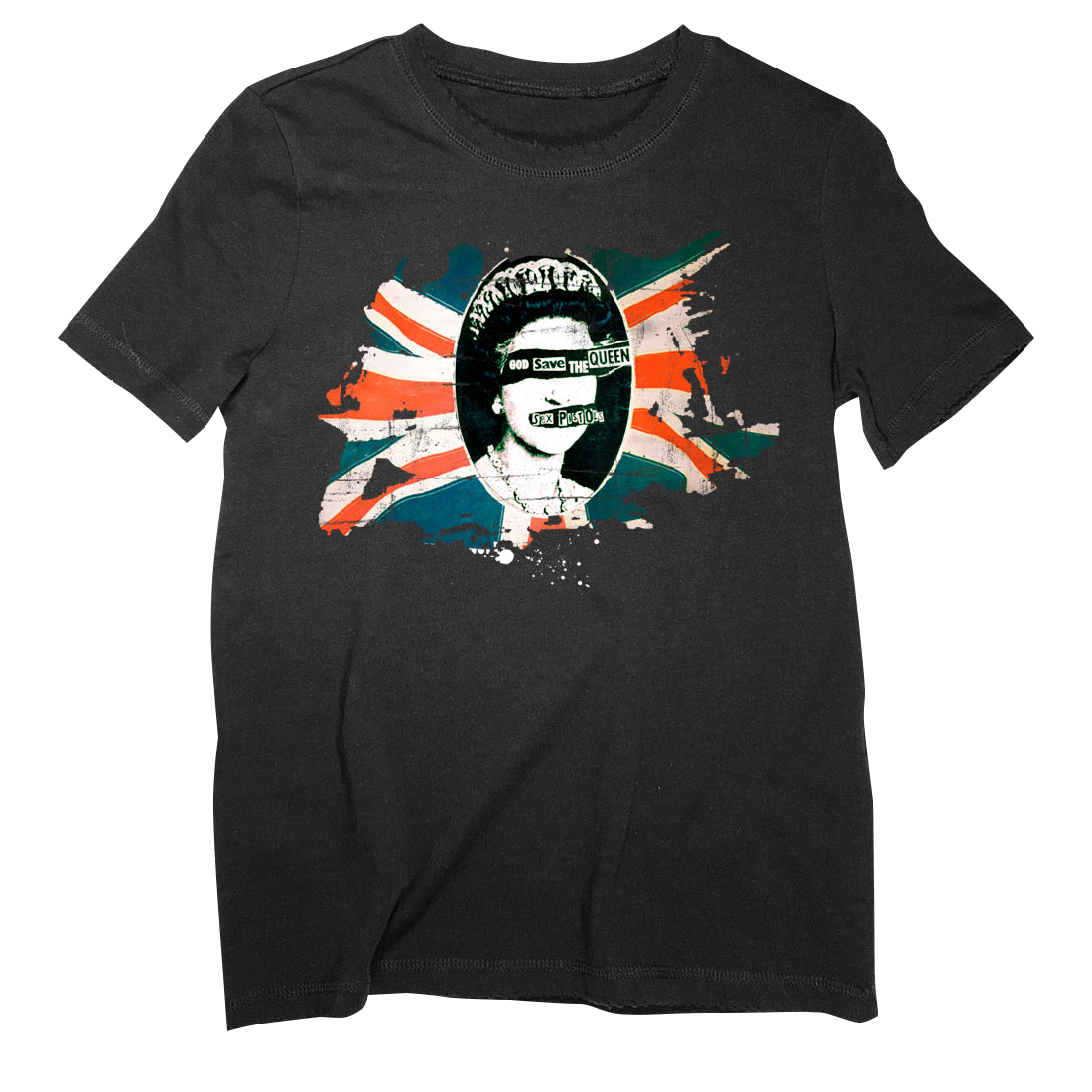 God Save The Queen - Black T-Shirt