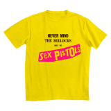 Never Mind The Bollocks - Yellow T-Shirt