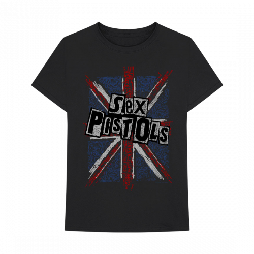 Sex Pistols Union Jack - Black T-Shirt