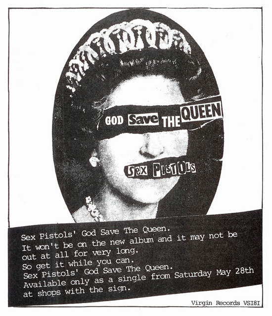 God Save The Queen - Press ad 1977