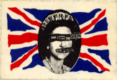 God Save The Queen - Mug Sticker, 1977