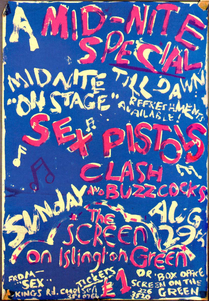 Screen On The Green Cinema, Islington, London August 29th 1976 - Poster