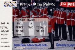 Crystal Palace National Sports Centre, London, UK, July 27th 2002 - Ticket