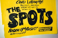 Lafayette Club, Wolverhampton, August 19th 1977  – “S.P.O.T.S” (Sex Pistols On Tour Secretly) - Poster