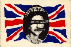 God Save The Queen - Mug Sticker, 1977