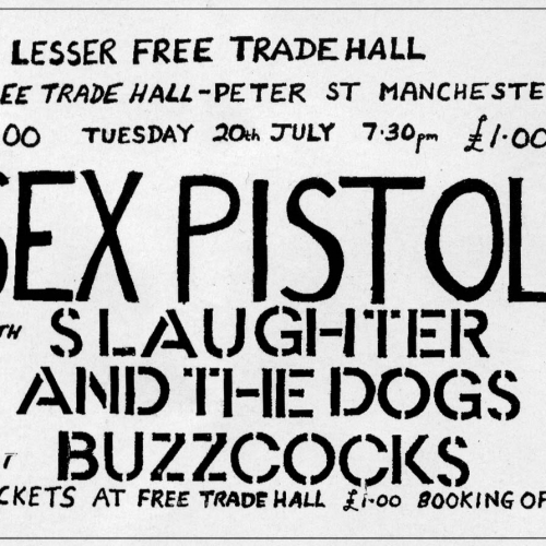 Lesser Free Trade Hall, Manchester, July 20th 1976 - Poster