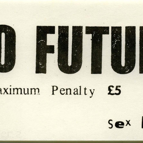 No Future Sticker 1977