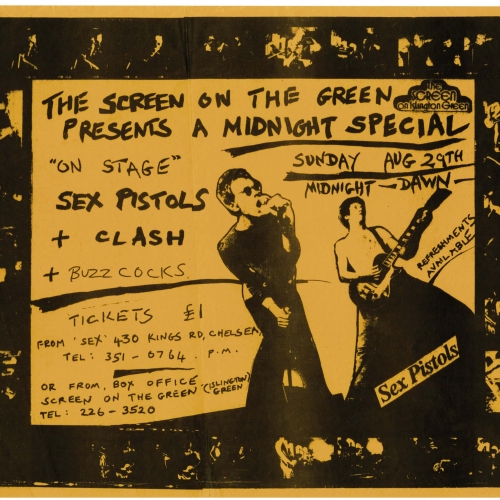 Screen On The Green Cinema, Islington, London August 29th 1976 - flyer