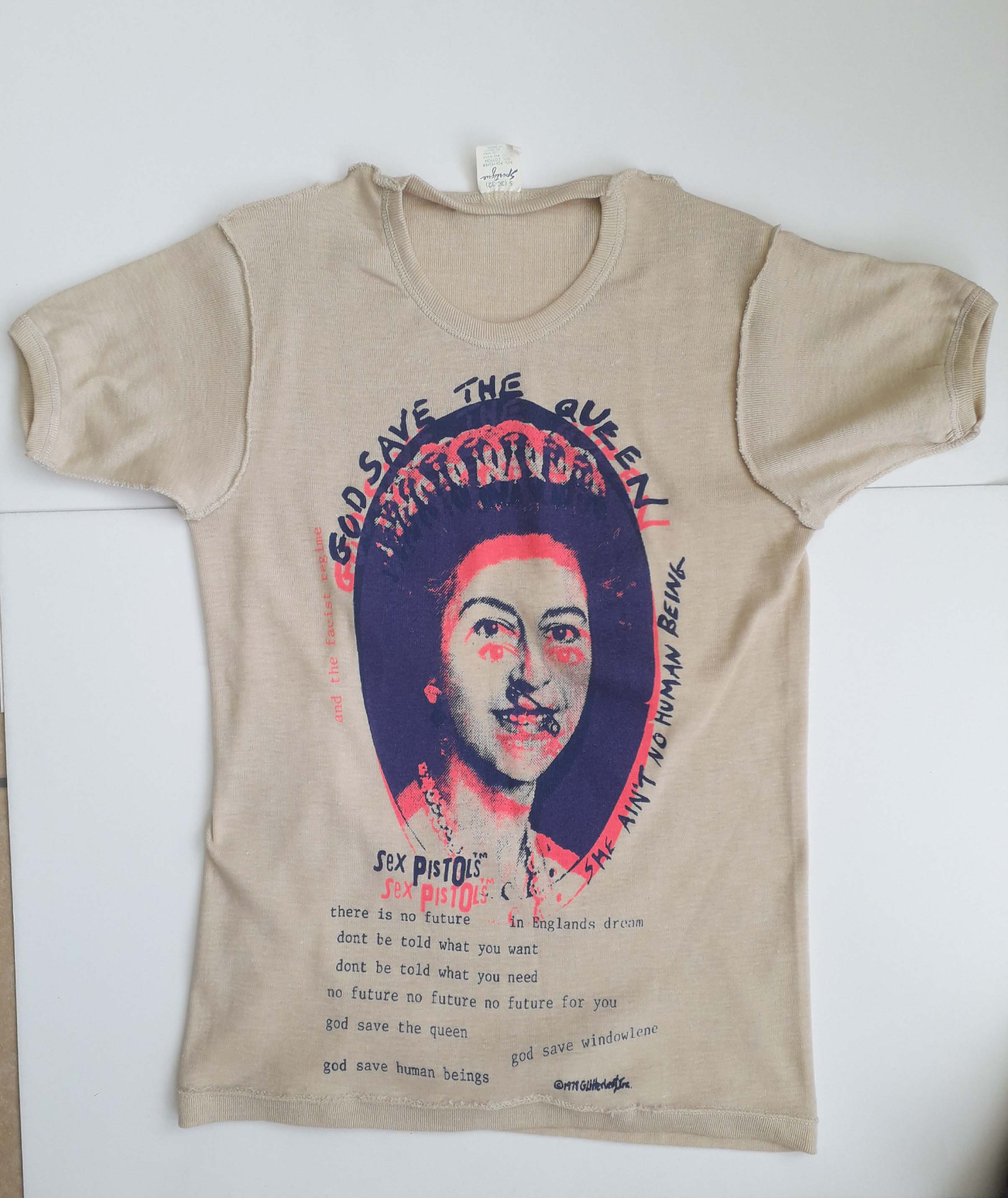 God save The Queen T-shirt 1977