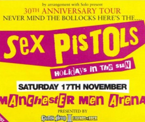17.11.07 M.E.N Arena, Manchester, UK - Press Ad