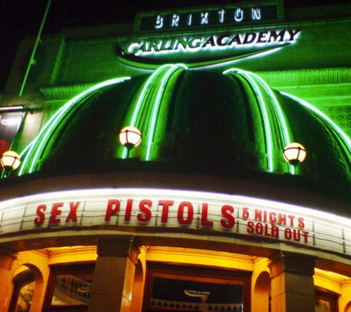 10.11.07 Brixton Academy, London, UK  © Sex Pistols Residuals (photo Paul Burgess)