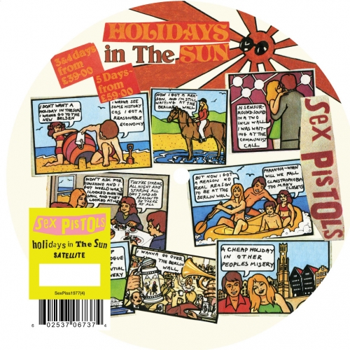 Holidays in the Sun 7" picture disc, 2012