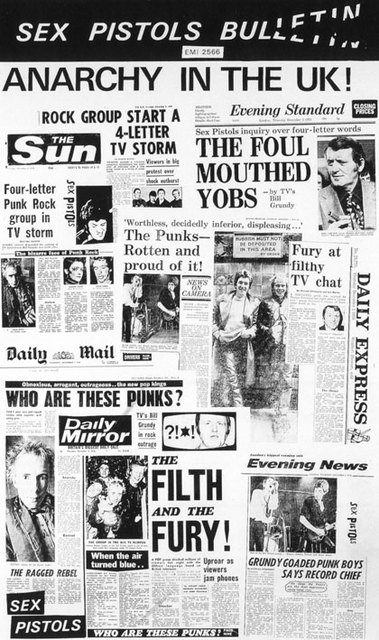 "Sex Pistols Bulletin "press release 1977