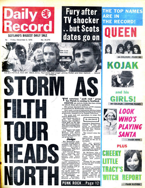 Daily Record, December 3rd 1976