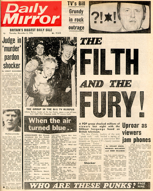 Daily Mirror, December 2nd 1976