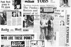 "Sex Pistols Bulletin "press release 1977