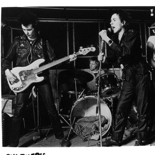 Virgin promo pic - Denmark Street, London 1977